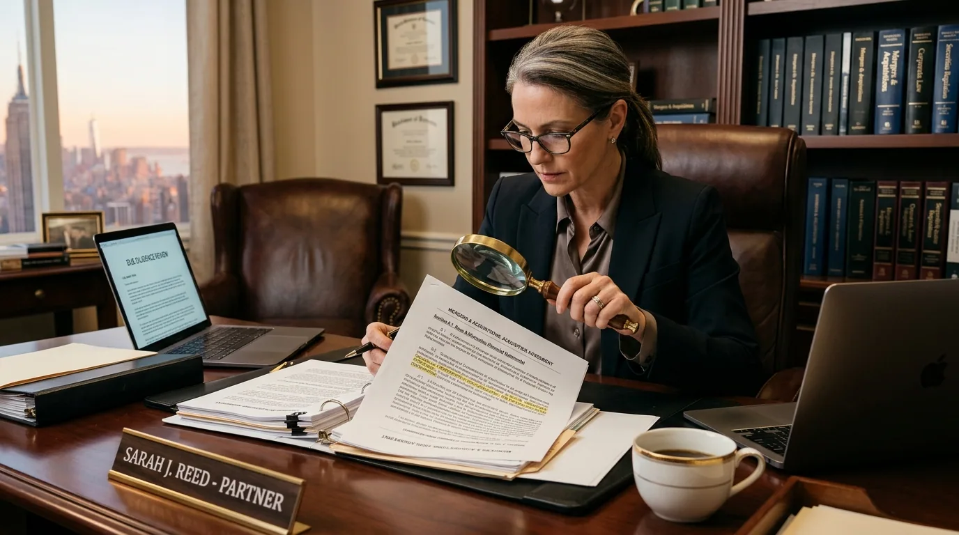 Legal due diligence before buying a business or company